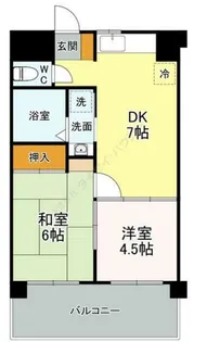 ウィンザーハイム相模原【4階】の間取り