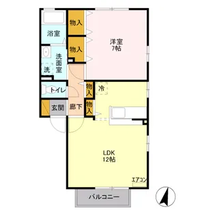 シュロス Ⅳ番館【2階】の間取り