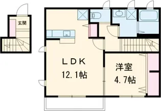 メゾン ド 桜 吉祥寺【202号室】の間取り