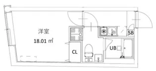 フラシア北赤羽 【202号室】の間取り