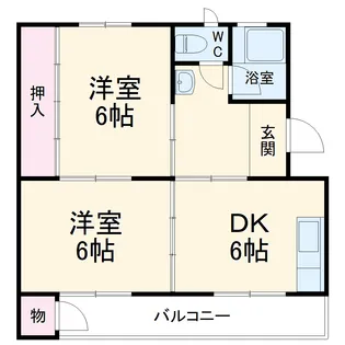 メゾンユングフラウ【104号室】の間取り