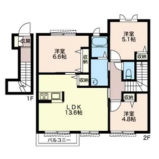 グランヴィスタ【2階】の間取り