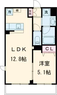 LIBR GRANT世田谷等々力【2階】の間取り