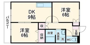 ロイヤルタウン【202号室】の間取り
