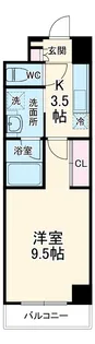ゼフィール大曽根【8階】の間取り