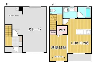 ミュルサンヌA【1階】の間取り