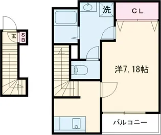 リブリ・kitakasai【2階】の間取り