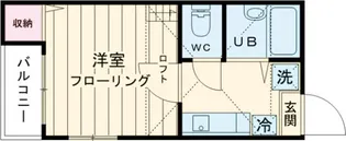 コーポ・フローラ【1階】の間取り