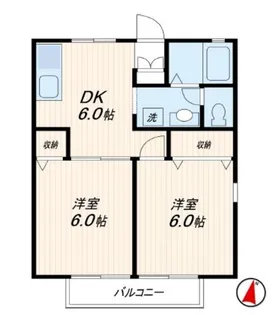 vaqueroA【1階】の間取り