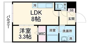 (仮称)ジーメゾン大宮三橋ミューラ【302号室】の間取り