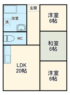 メゾン孝東【4階】の間取り