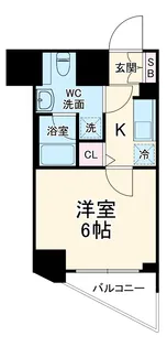 メインステージ横濱関内【8階】の間取り