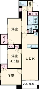 プレシス八王子レグリオ【01201号室】の間取り