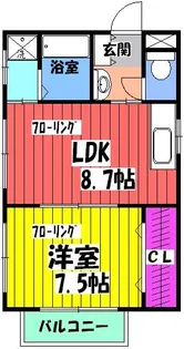 グレースいずみ【302号室】の間取り
