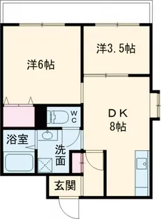 ヴェルドール芳花園【3階】の間取り