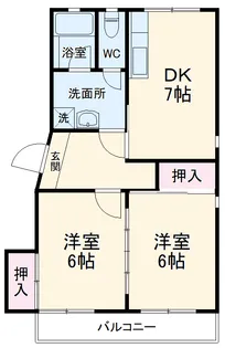 マンションサンライト【301号室】の間取り
