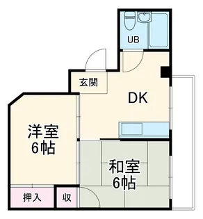 ビスタ新庄ハイツII【903号室】の間取り