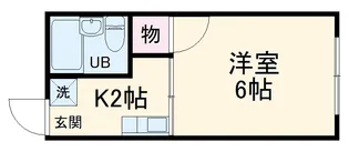 シティハイム中田A【103号室】の間取り