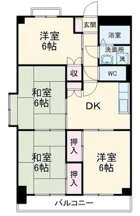 シェモアヤトミ【1A号室】の間取り