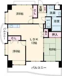 グリーンフォレスト【1階】の間取り