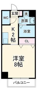 A・City三河安城南館【6階】の間取り