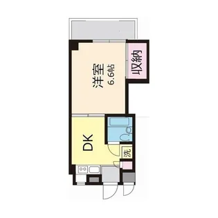 スカイ厚木【302号室】の間取り