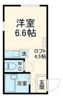 ユナイト東寺尾ペトロポリス【1階】の間取り