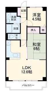 ボンヌ愛【1階】の間取り