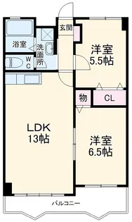 サングリーンハイツ【1階】の間取り