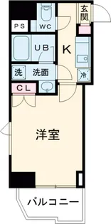 ルーブル新宿原町【4階】の間取り