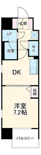 フローラル東別院【1107号室】の間取り