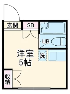 ビーネストA【202号室】の間取り