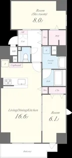 Wonnal堺筋本町【10階】の間取り