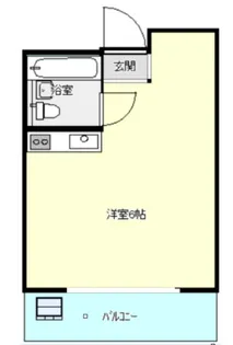 ハイツ小川町【202号室】の間取り