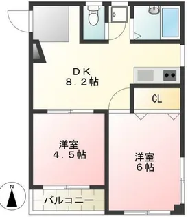 あおばビル【301号室】の間取り