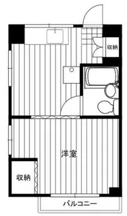 TREマンション【1階】の間取り