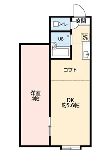 パンシオン座間NO.2【2階】の間取り