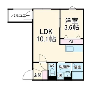 グランアクシス【2階】の間取り