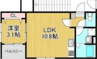 グランアクシス【3階】の間取り