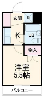 リュミエ浦安【3階】の間取り