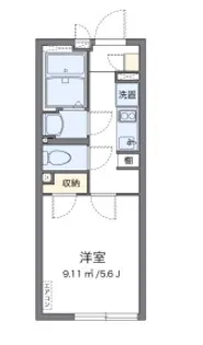 クレイノフローラ大森西【3階】の間取り