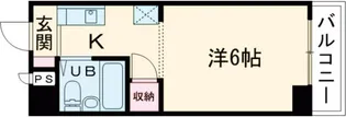 グリーンハイム広瀬【4階】の間取り
