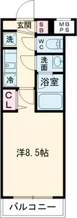クレヴィスタ柴又【1階】の間取り
