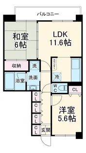 コスモ土気エクストール【403号室】の間取り