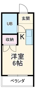 ドール大堀【208号室】の間取り