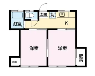 新里コーポ【1階】の間取り