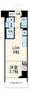 デュオステージ相模大野【10階】の間取り