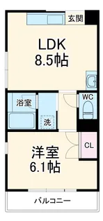 The Orchard Yahata B棟【2階】の間取り
