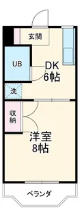 マンションアリア【2階】の間取り