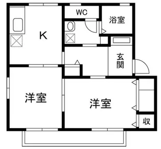 プランドールA棟【202号室】の間取り